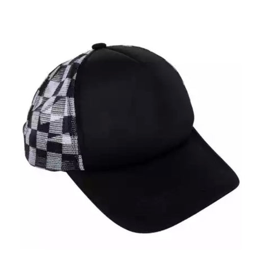 Checkered  Trucker Hat – Personalized with DTF Transfer